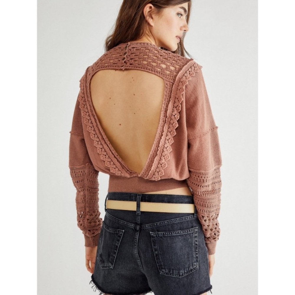 Free People Backless Sweater - Picture 2 of 15